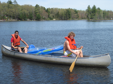 Callahan's Resort & Campground Lakefront canoe